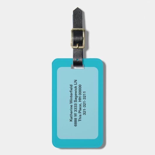 ローマ大聖堂抽象芸術アート ラゲッジタグ (正面縦)