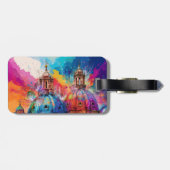 ローマ大聖堂抽象芸術アート ラゲッジタグ (裏面横)