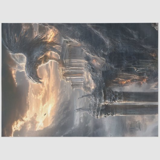 ローマ威厳のある建築の分離生物 薄葉紙 (正面)