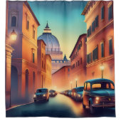 ローマ威厳のある：バチカンシャワーカーテンデザイン シャワーカーテン (正面)