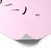 ローマ字のカタカナ学日本のキャラクター ポスター (角)