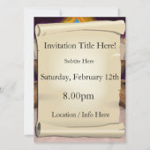 ローマ宮殿 招待状 (裏面)