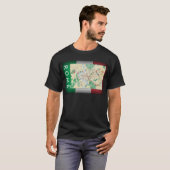 ローマ市地図 Tシャツ (正面フル)