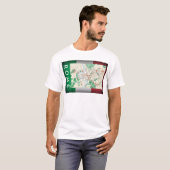 ローマ市地図 Tシャツ (正面フル)