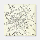 ローマ市歴史地図 マグネット (正面)
