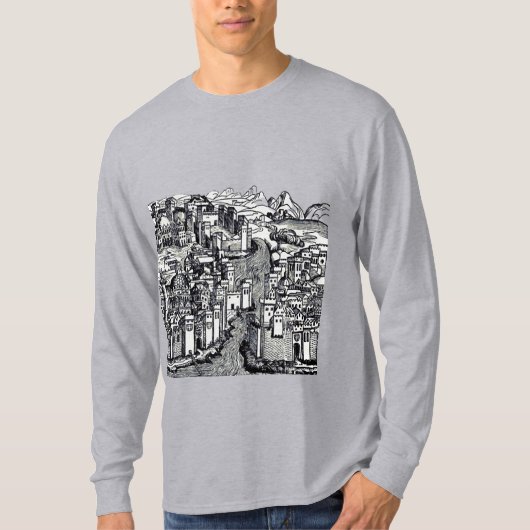 ローマ帝国のコンスタンチノープルの首都 Tシャツ (正面)