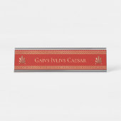 ローマ帝国のスタイル デスクネームプレート (正面)