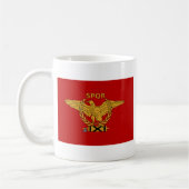 ローマ帝国のワシ コーヒーマグカップ (左)