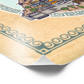 ローマ帝国の地図117 AD フォトプリント            (角)