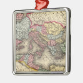 ローマ帝国の地図 メタルオーナメント (左)