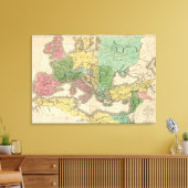 ローマ帝国の州地図 キャンバスプリント (インサイチュ (リビング))