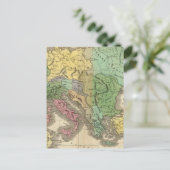 ローマ帝国の州地図 ポストカード (スタンド正面)