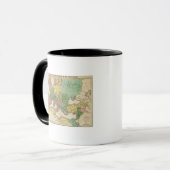 ローマ帝国の州地図 マグカップ (正面左)