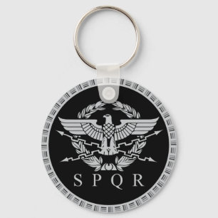 ローマ帝国の紋章ボタンKeychain. キーホルダー