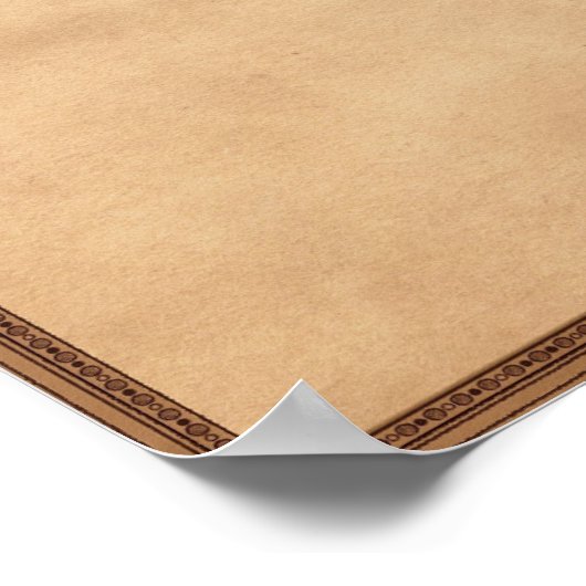 ローマ帝国の規模の地素晴らし図 ポスター (角)