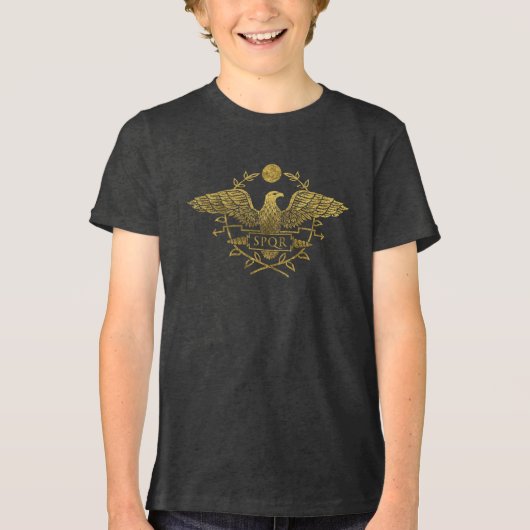 ローマ帝国の鷲の紋章 トライブレンドＴシャツ (正面)