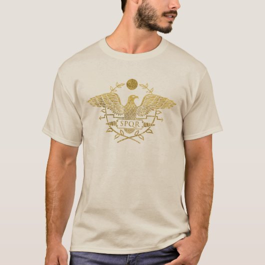 ローマ帝国の鷲の紋章 Tシャツ (正面)
