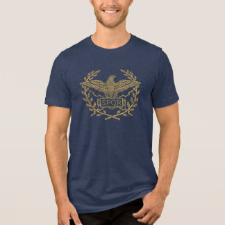 ローマ帝国の鷲モザイクエンブレム トライブレンドＴシャツ