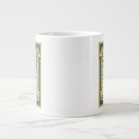 ローマ帝国は私の占星術である ジャンボコーヒーマグカップ (正面)