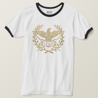 ローマ帝国イーグルモザイクエンブレム Tシャツ