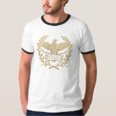 ローマ帝国イーグルモザイクエンブレム Tシャツ (正面)