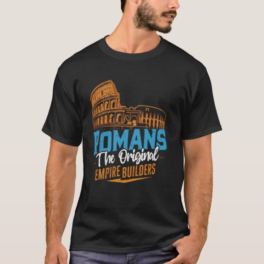 ローマ帝国オリジナル建設ローマ帝国 Tシャツ (正面)