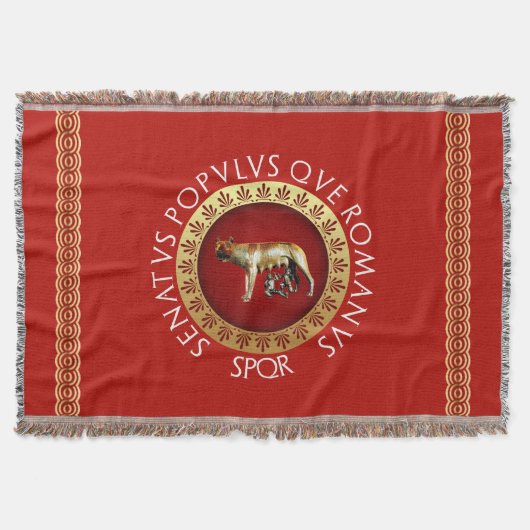 ローマ帝国スタイル スローブランケット (正面)