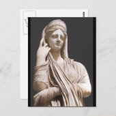 ローマ帝国女性 – 像 ポストカード (正面/裏面)