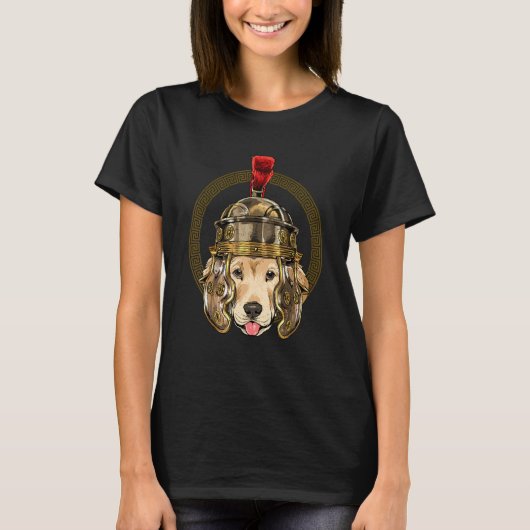 ローマ帝国百人隊長ラブラドール・レトリーバー Tシャツ (正面)