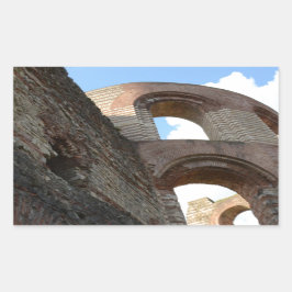 ローマ帝国風呂トリエ 長方形シール