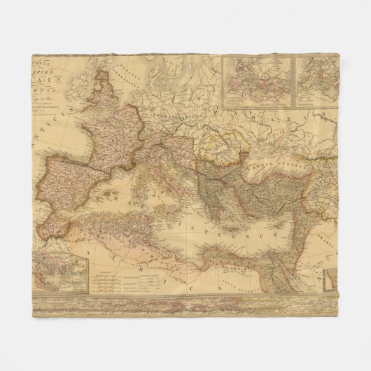 ローマ帝国2 フリースブランケット (正面(横))