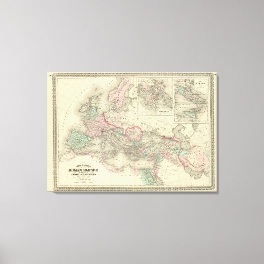 ローマ帝国（キリスト時代） キャンバスプリント (正面)