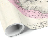 ローマ帝国(1862年)のヴィンテージの地図 ラッピングペーパー (ロールコーナー)