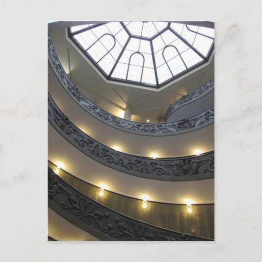 ローマ建築天井 ポストカード (正面)