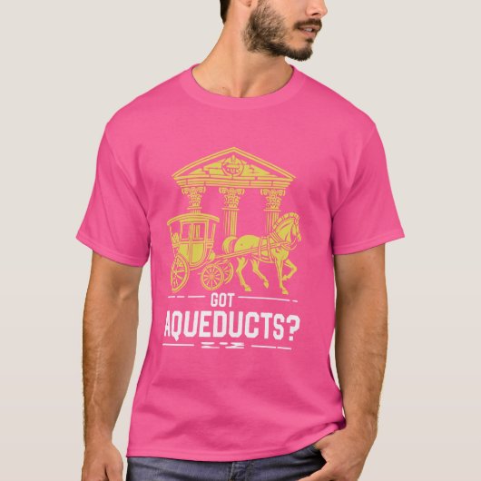 ローマ得帝国の水道 Tシャツ (正面)
