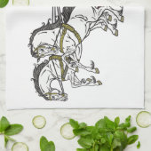 ローマ戦車 キッチンタオル (折り畳み)