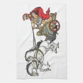 ローマ戦車 キッチンタオル (縦)