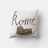 ローマ手の教養があるデザイン クッション (裏面)