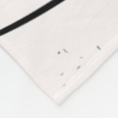 ローマ手の教養があるデザイン フリースブランケット (角)