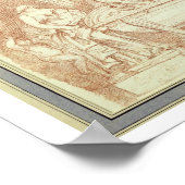 ローマ教皇のアーバンVIIIの墓(1568年~1644年) ポスター (角)