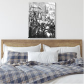 ローマ教皇アーバン二世が第一次十字軍を宣教 キャンバスプリント (インサイチュ (寝室))