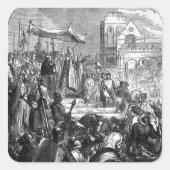 ローマ教皇アーバン二世が第一次十字軍を宣教 スクエアシール (正面)