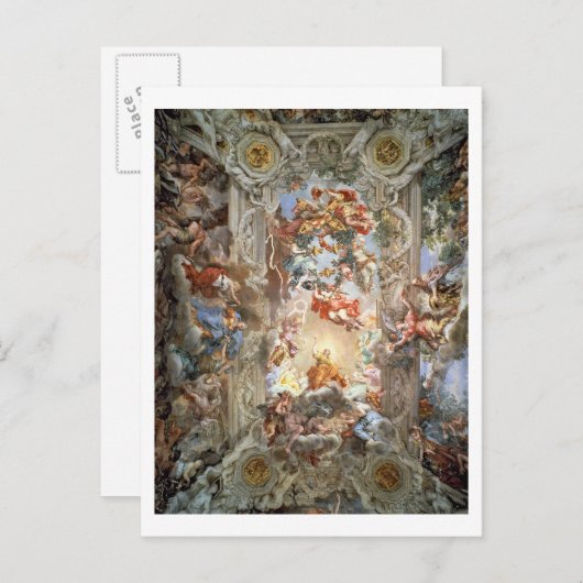 ローマ教皇アーバン八世の治世の賛美(156) ポストカード (正面/裏面)