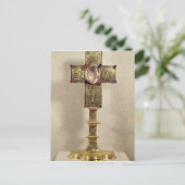 ローマ教皇アーバンVの聖書十字架1368-78 ポストカード (スタンド正面)