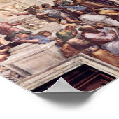 ローマ教皇ジュルのためのバチカンのスタンツァ・デラ・シナチュラ ポスター (角)