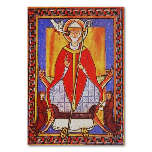 ローマ教皇セントグレゴリーI対話者 テーブルナンバー (正面)