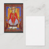 ローマ教皇セントグレゴリーI対話者 名刺 (正面/裏面)