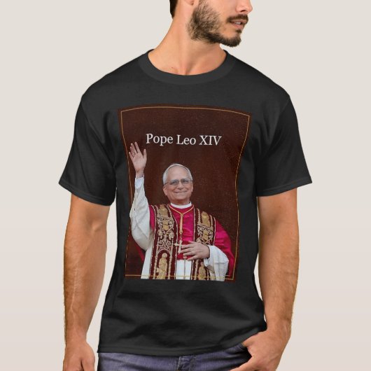 ローマ教皇レオ14世のワイシャツ Tシャツ (正面)