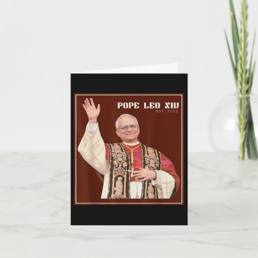 ローマ教皇レオ14世の祝福レオ10世 カード (正面)