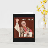 ローマ教皇レオ14世の祝福レオ10世 カード (黄色い花)